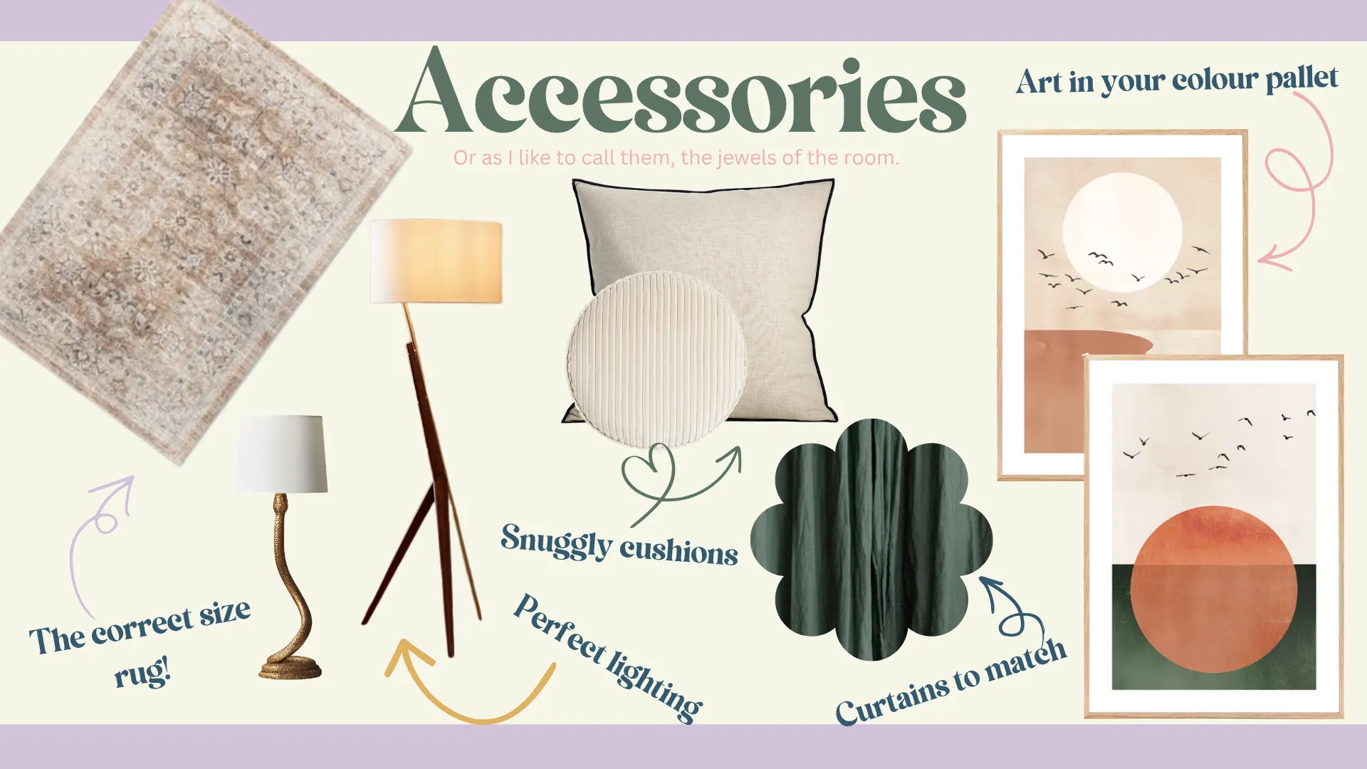 Sample accessories sheet